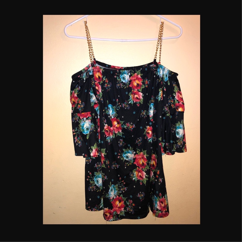 Off the shoulder dress up shirt